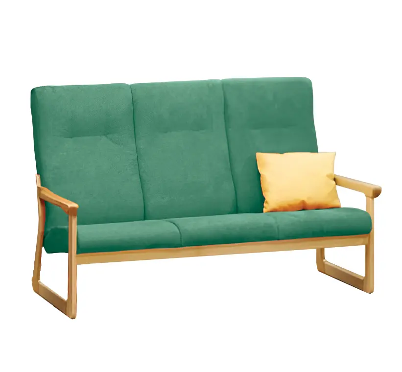 BE - 3 trojkřeslo, koženka ROXA 2.11 - koženka pastelová zelená